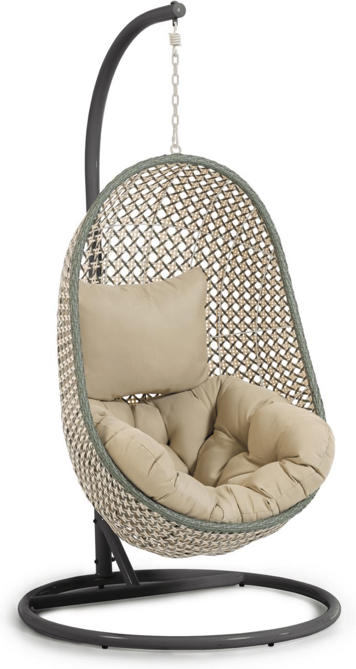 Udendørs hængestol med stativ Kave Home Cira - multifarvet polyrattan